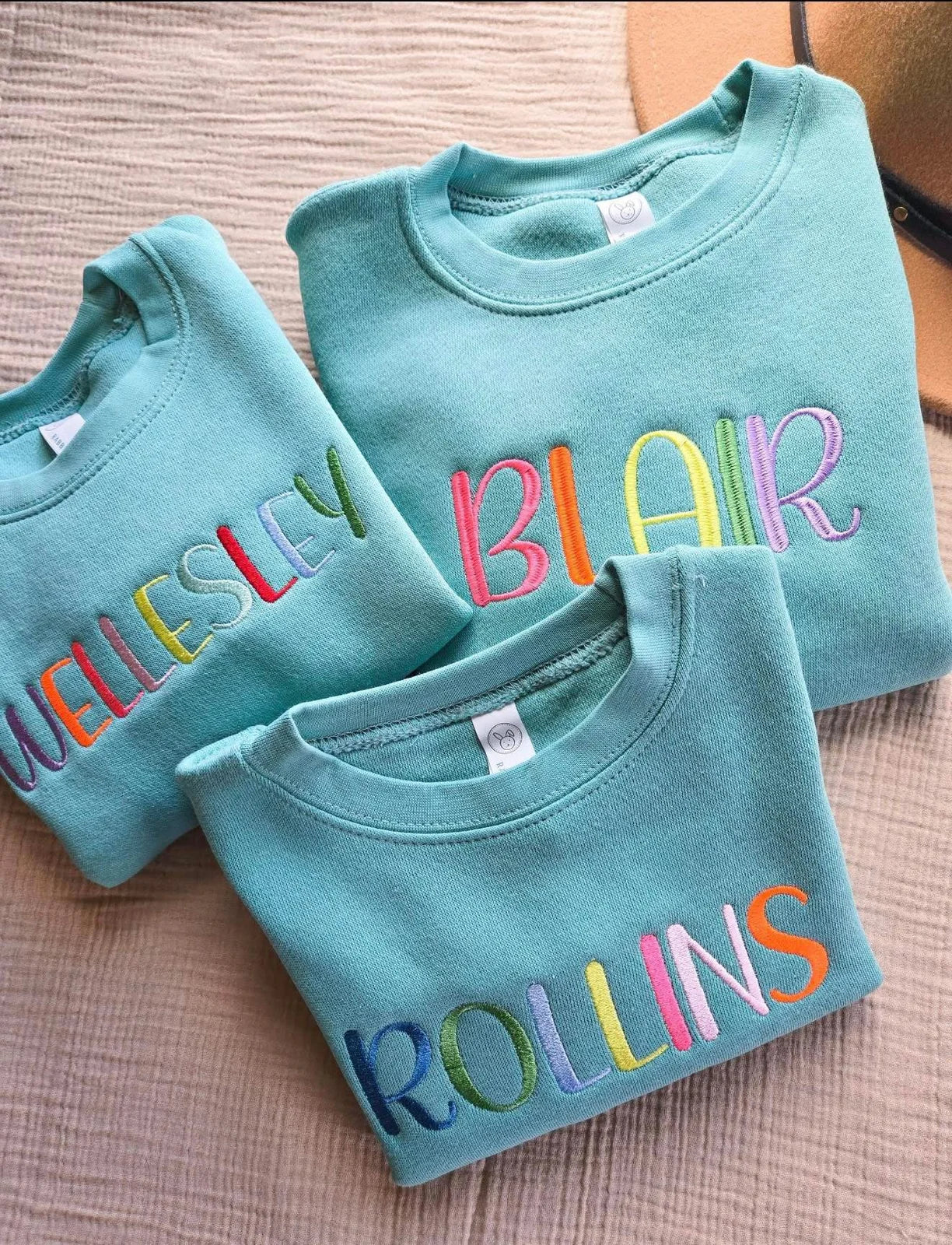 Personalized embroidered shirts