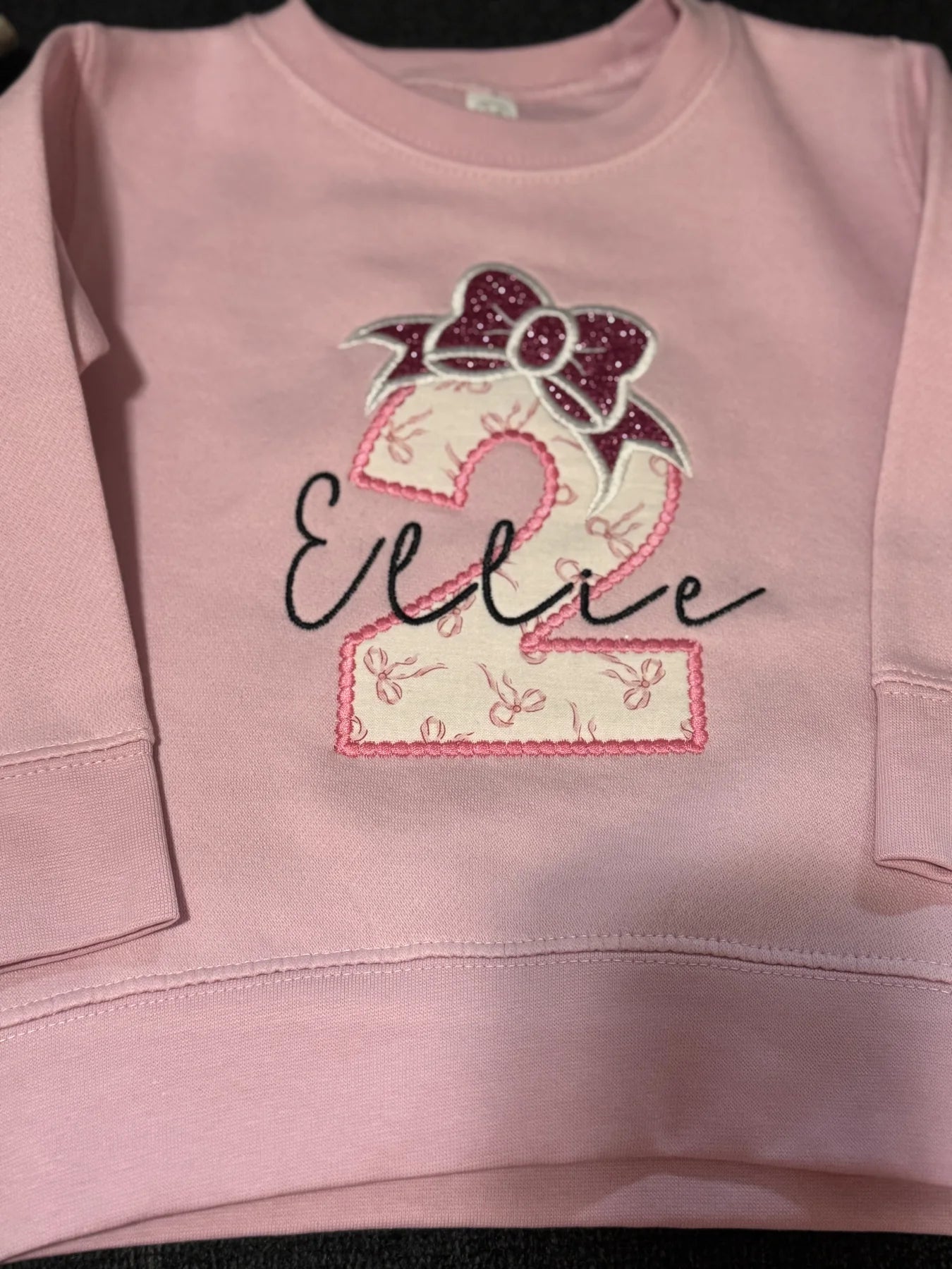 Personalized birthday sweatshirt