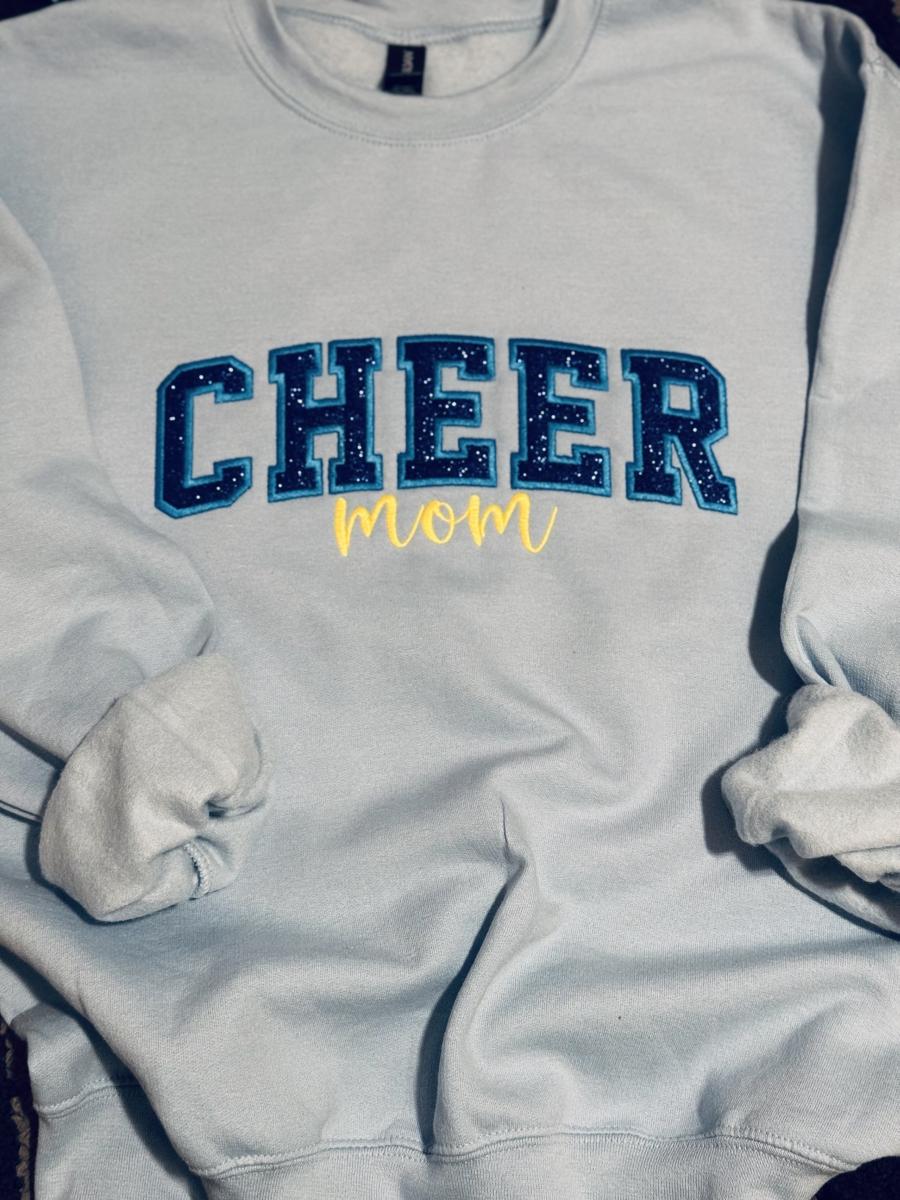 Cheer Mom embroidered sweatshirt